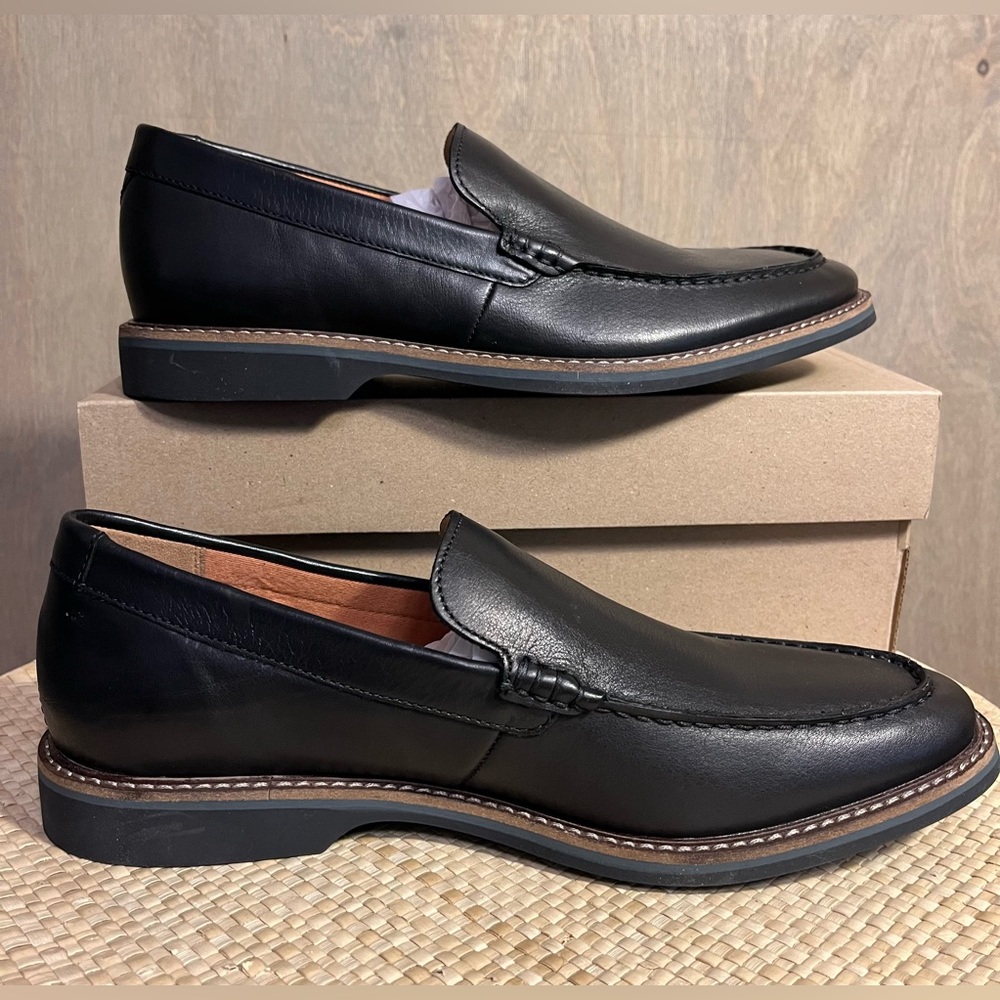 Clarks Atticus Edge Black Loafer 8.5M new in box - Picture 3 of 10